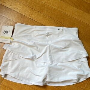Athleta Girl White Skort